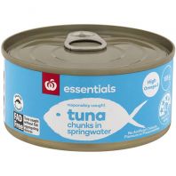 Woolworths Essentials Tuna Chunks In Spring Water